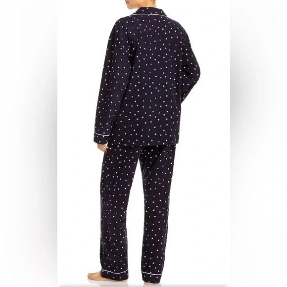 NWT - PJ Salvage Printed Flannel Pajama Set, Navy Star, - XS, S